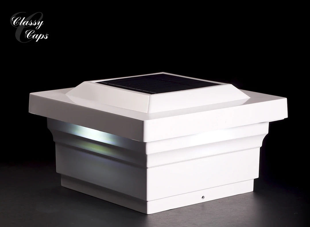 LED Solar Post Cap 5x5 15 Lumens 4500K (Pack Of 2)