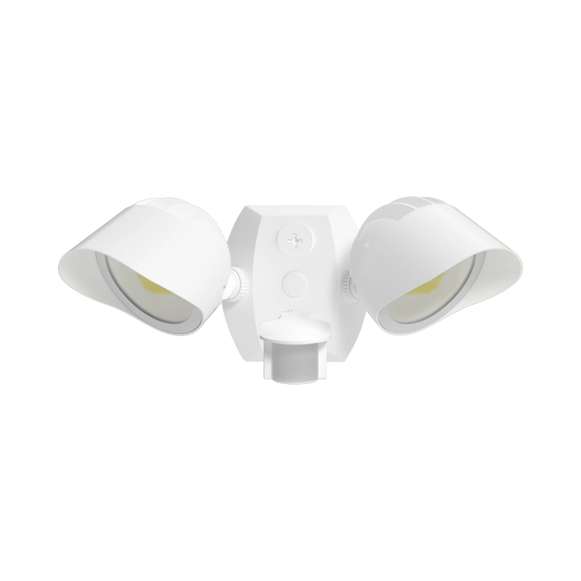 RAB SMSBULLET2X20W Field Adjustable Flood Light 40W 4190 Lumens Selectable CCT 120-277V Motion Sensor White