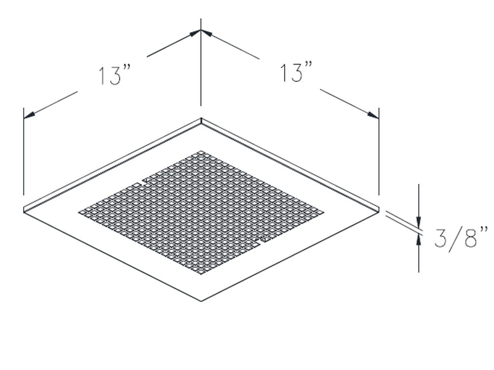 Delta BreezSmart Series Bathroom Exhaust Fan Metal Grille - Bees Lighting