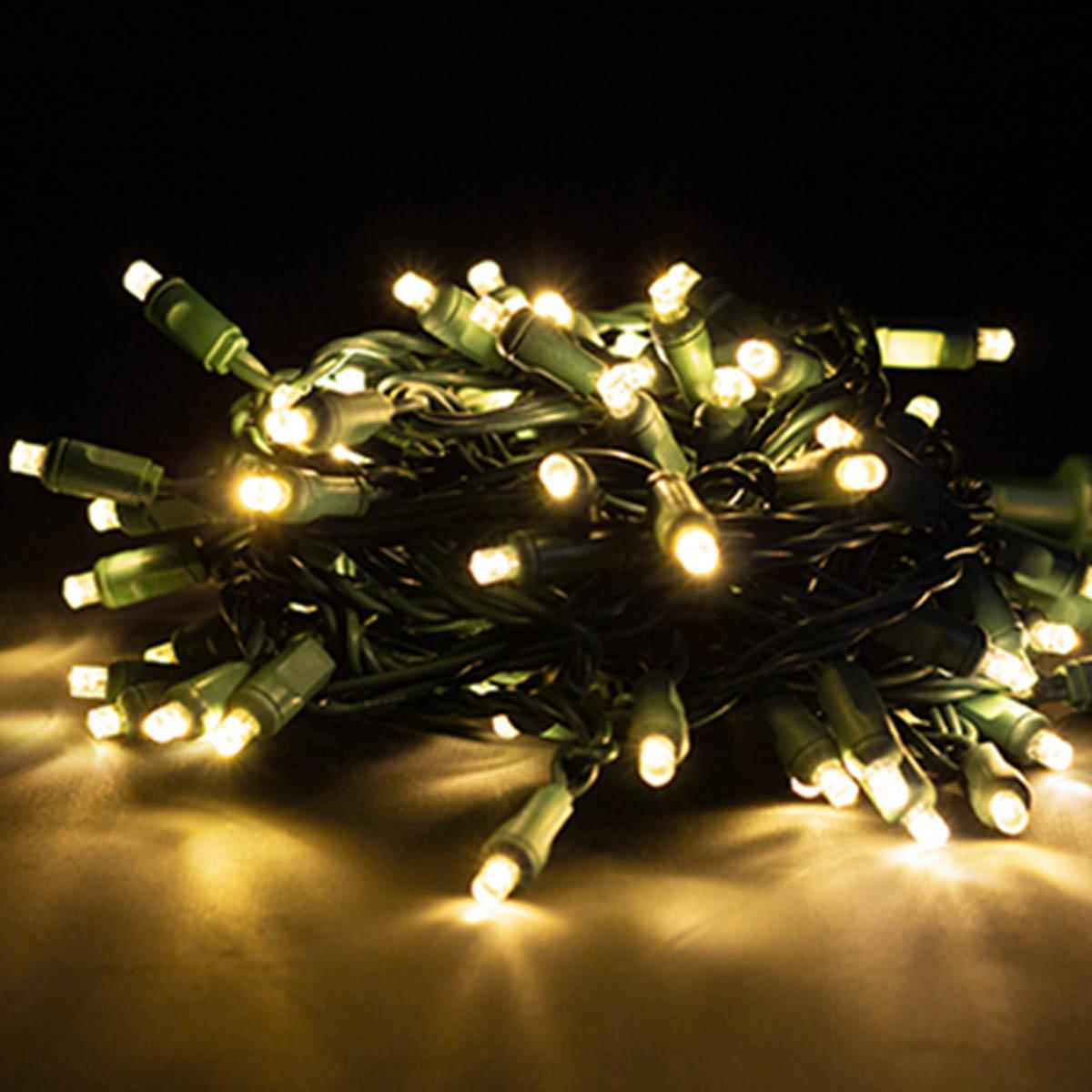Spektrum+ RGBW 3 String Lights Kit, 106.5 Feet, 210 LEDs, 120V