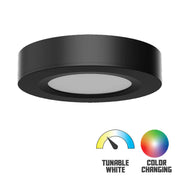 Spektrum+ RGB+TW Puck, 105Lm, Surface/Recess, 24V DC - Bees Lighting