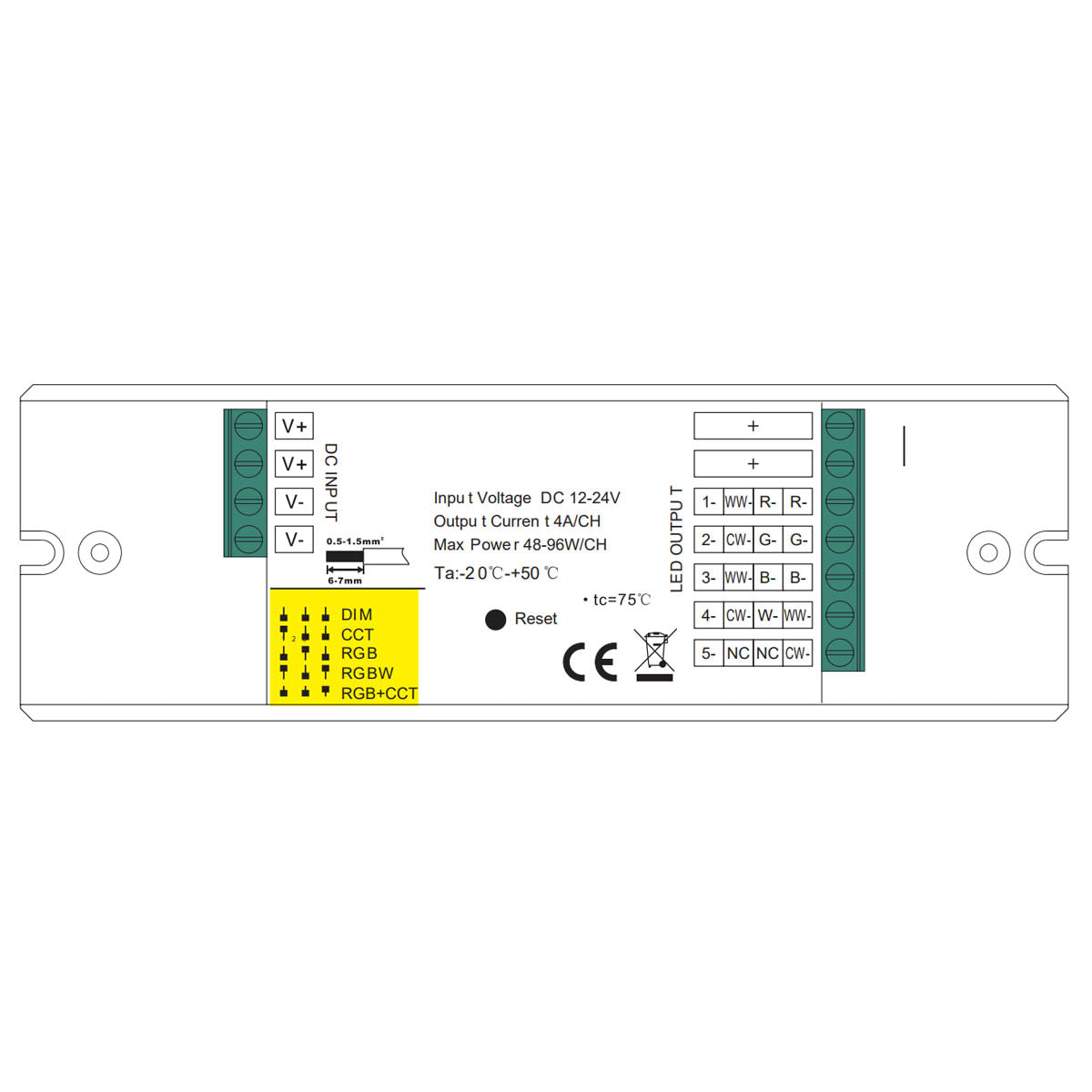 Spektrum+ 5-Channel Smart Receiver, 4A, 12-24V DC