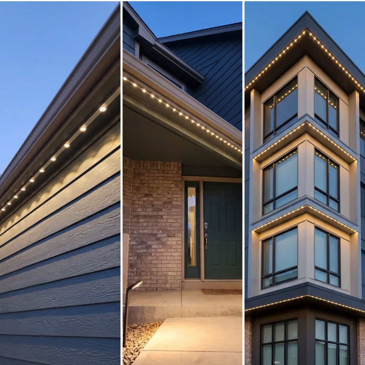American Lighting Spektrum+ Twilight Trim 50-Dot Eave Light, RGBW 3000K, 24V DC