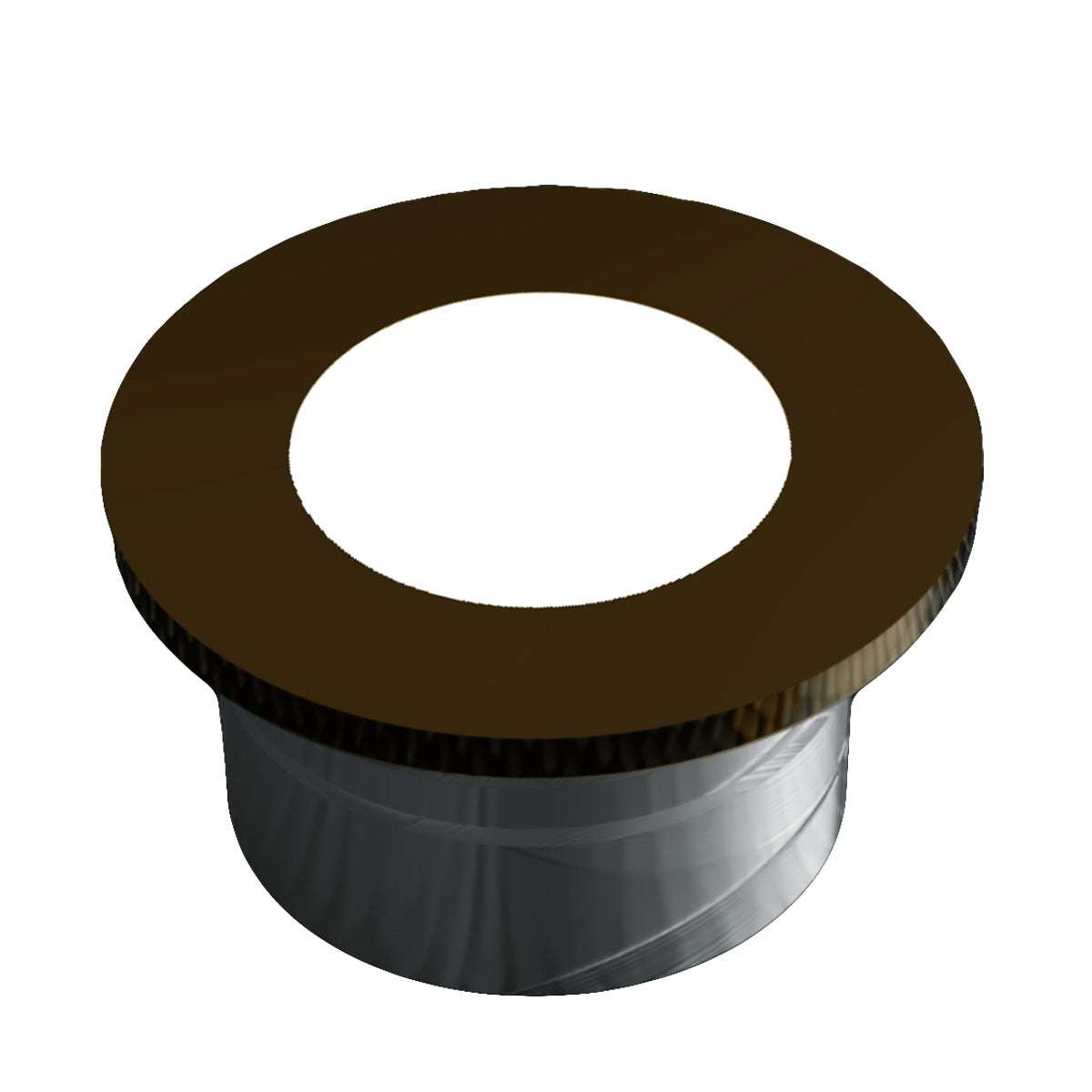 Recess Mount LED Slim Puck Mini, 90 Lumens, 3000K, 12VDC, Bronze - Bees Lighting