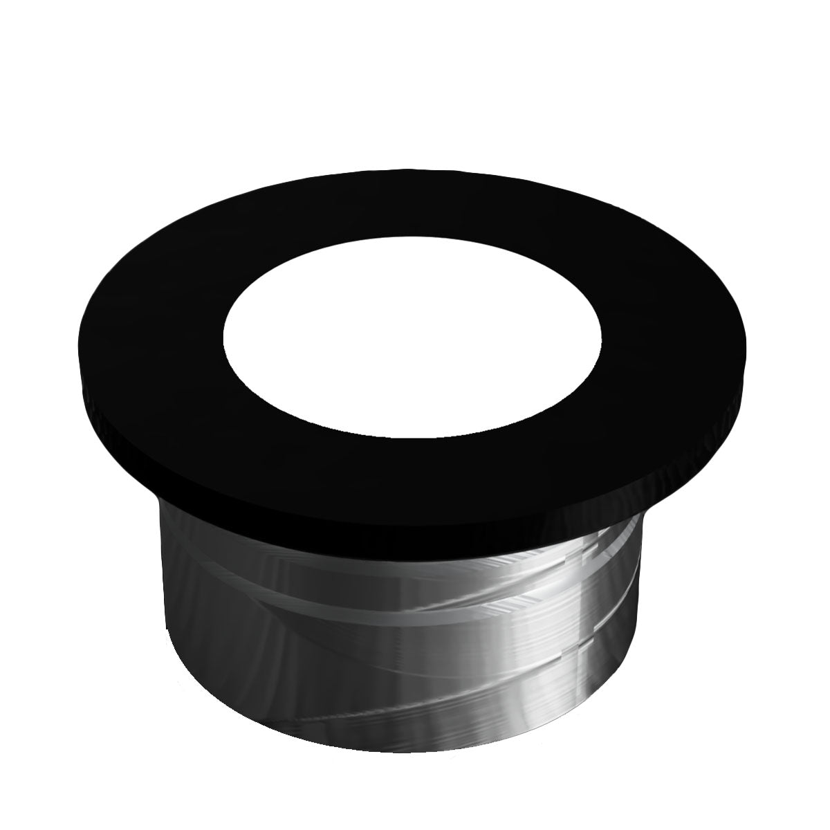 Recess Mount LED Slim Puck Mini, 90 Lumens, 3000K, 12VDC, Black - Bees Lighting
