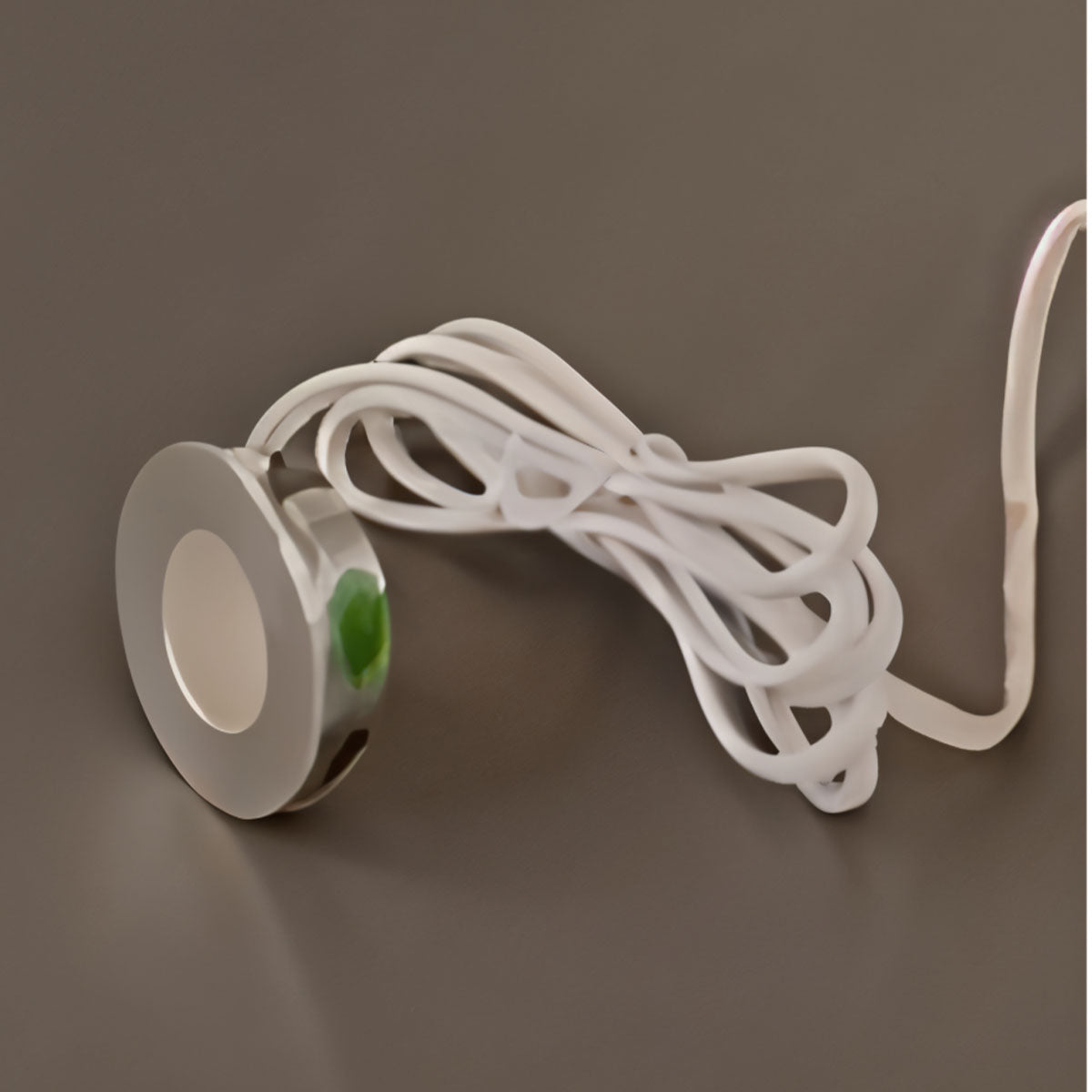 Recess Mount LED Slim Puck Mini, 90 Lumens, 3000K, 12VDC, White - Bees Lighting