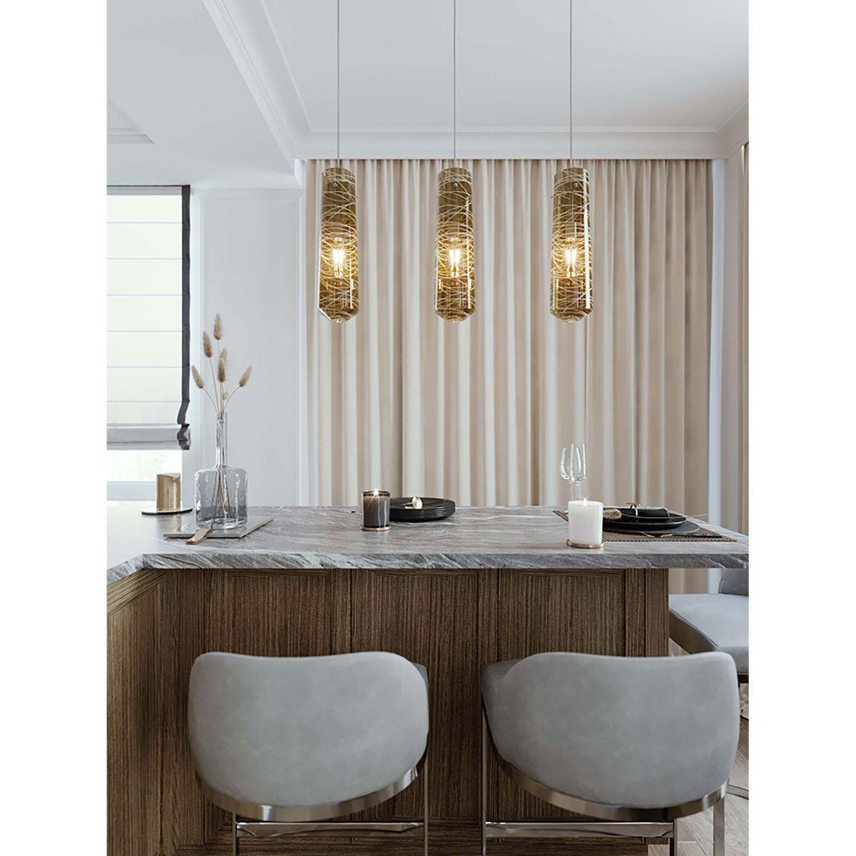 Spun Pendant Light Satin Nickel - Bees Lighting