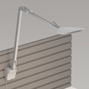 Splitty Reach Pro Contemporary LED Selectable CCT Wall Lamp Silver Slatwall mount - Bees Lighting