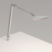 Splitty Reach Pro Silver Contemporary LED Desk Lamp with Through-Table Mount and USB Port - Bees Lighting