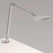 Splitty Reach Silver Contemporary LED Desk Lamp with Grommet Mount and USB Port - Bees Lighting