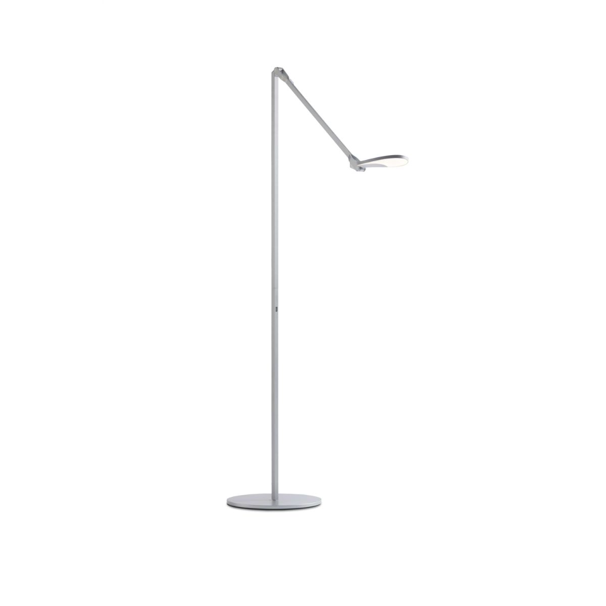 Splitty Silver Contemporary LED Floor Lamp with USB Port - Bees Lighting