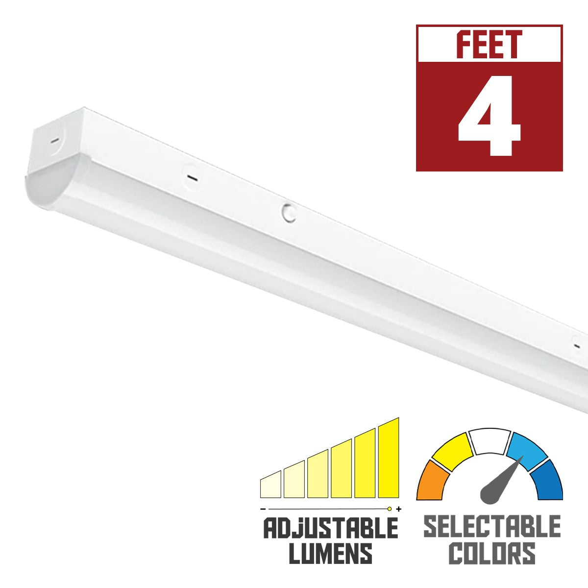 RAB SR Field Adjustable Strip Fixture - Bees Lighting