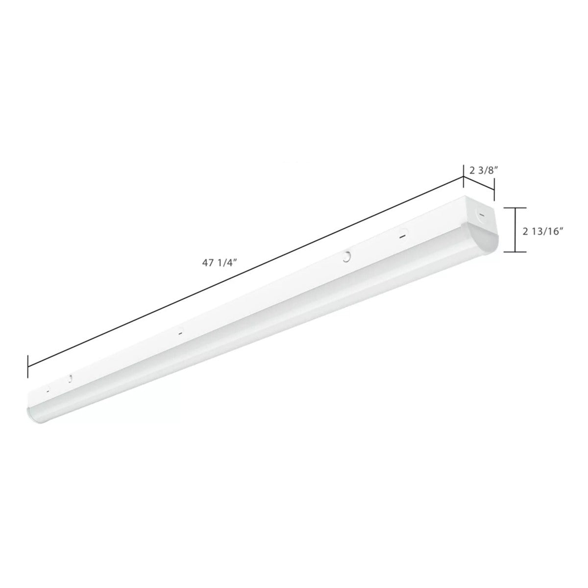 4ft LED Strip Light Fixture, 40W, 6000 Lumens, 35K/40K/50K, 120-277V - Bees Lighting