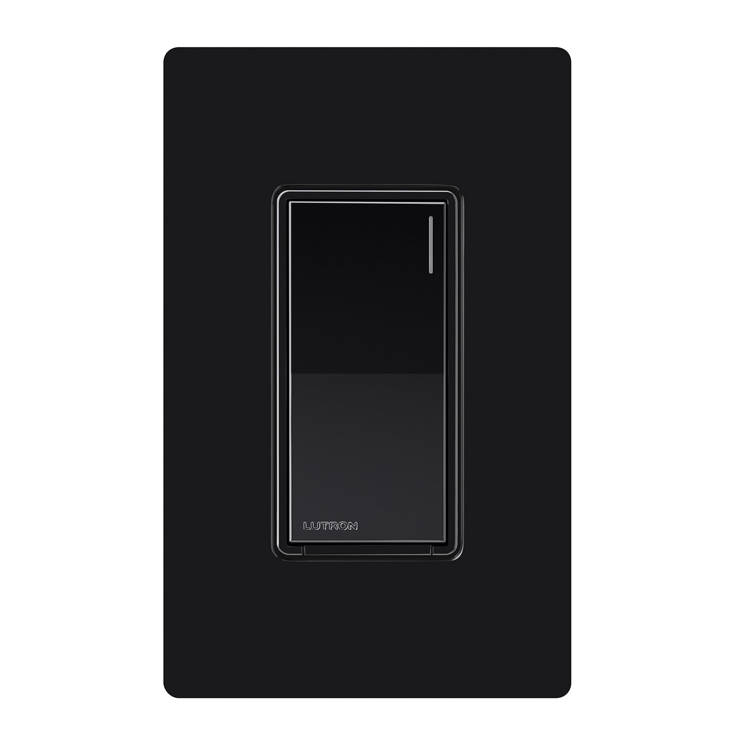 Sunnata Single Pole/Multi-Location Rocker Light Switch, Black - Bees Lighting