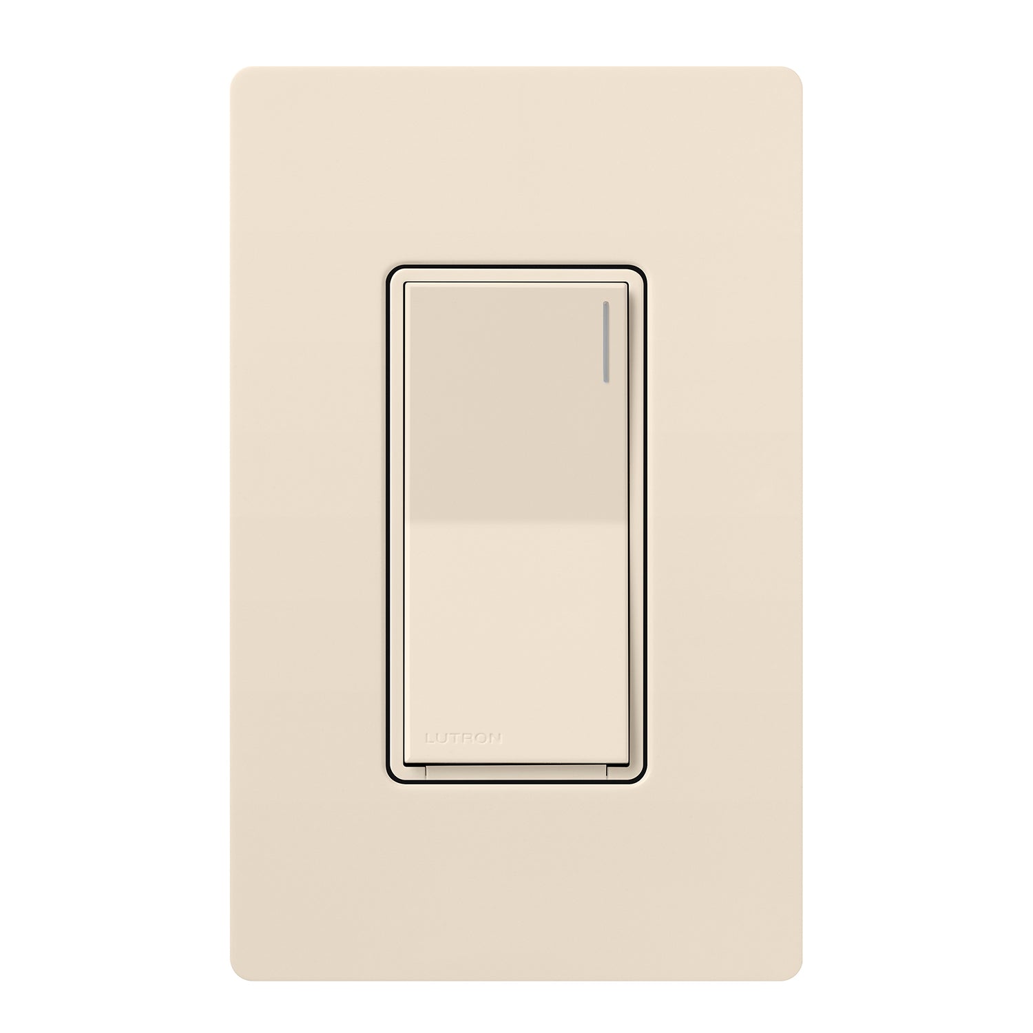 Sunnata Single Pole/Multi-Location Rocker Light Switch, Light Almond - Bees Lighting