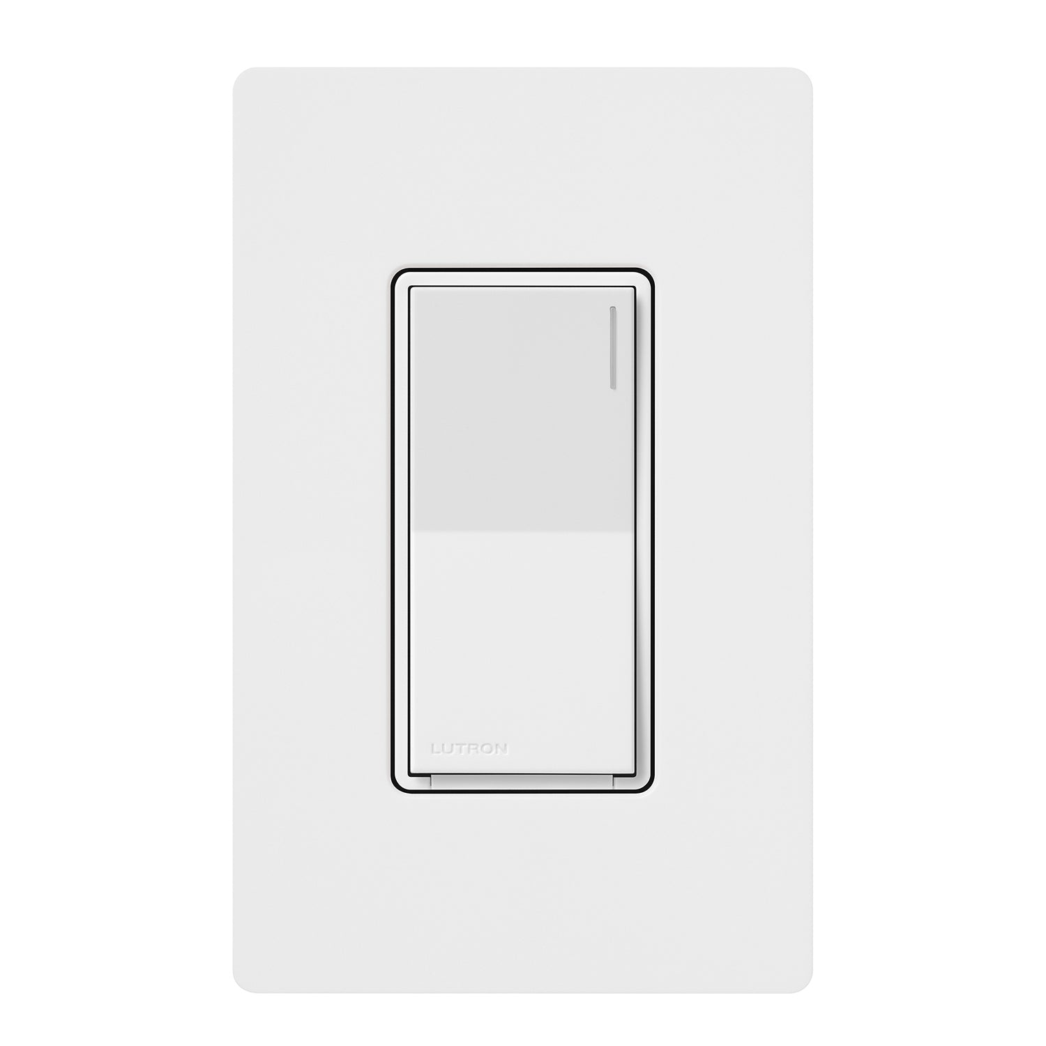 Sunnata Single Pole/Multi-Location Rocker Light Switch, White - Bees Lighting
