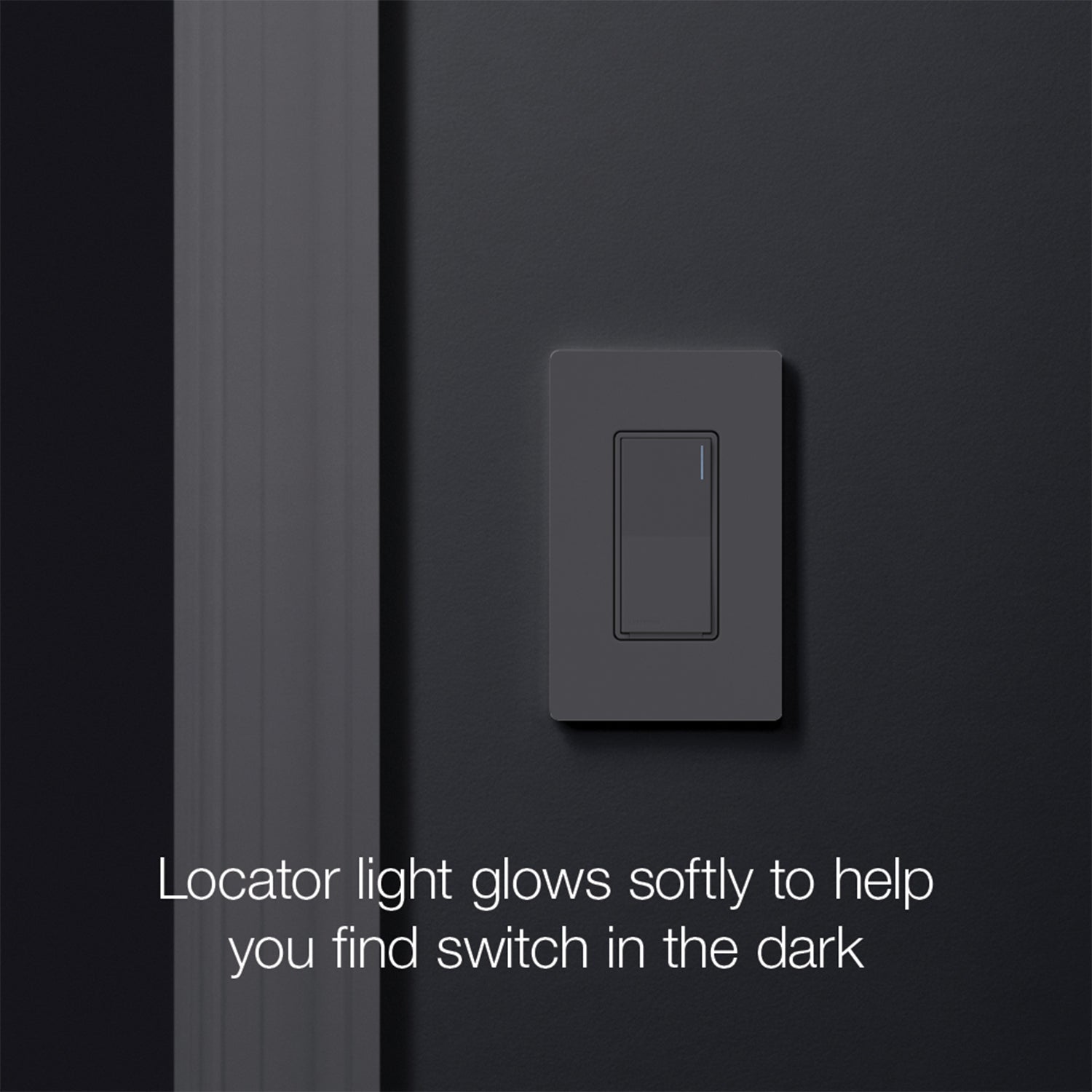 Sunnata Single Pole/Multi-Location Rocker Light Switch, Black - Bees Lighting