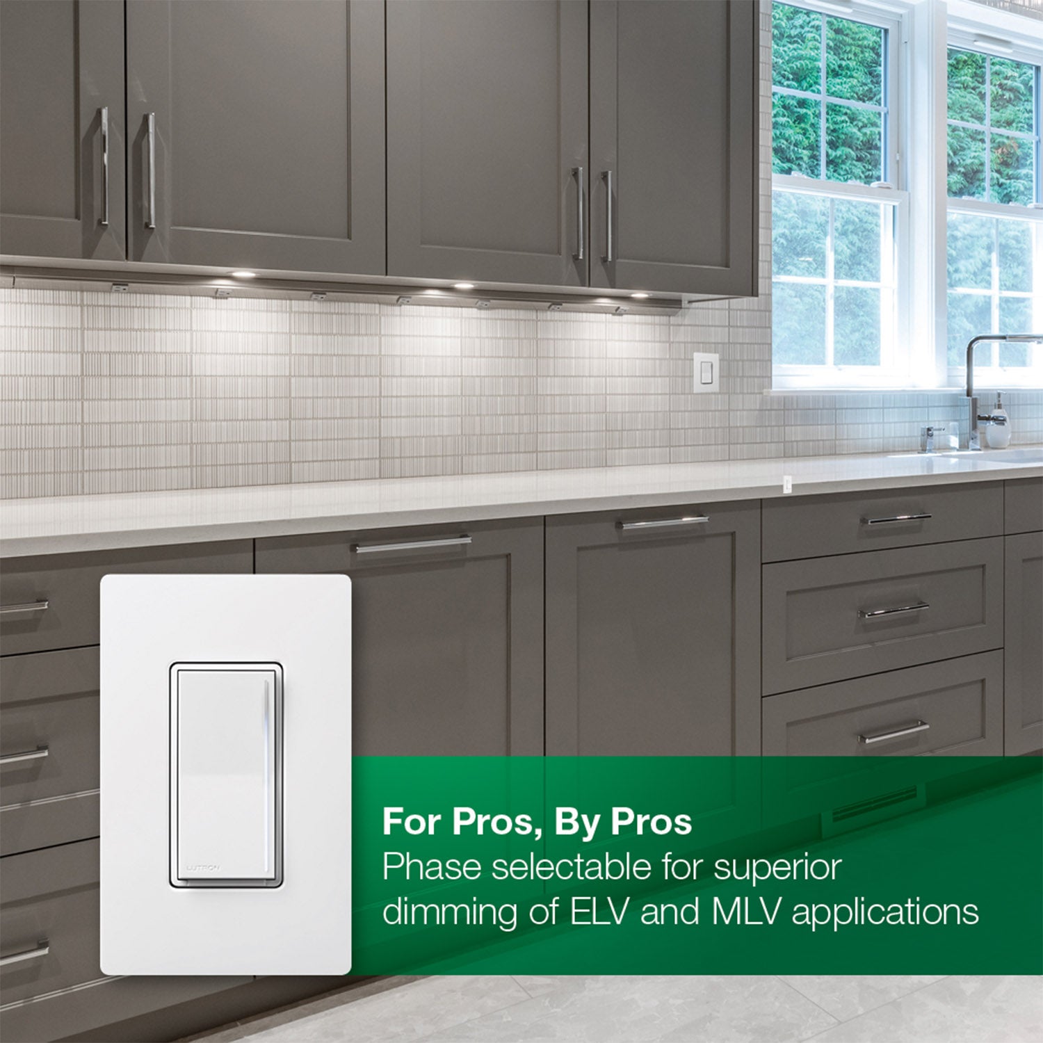 Lutron Sunnata PRO Companion Multi-Location Dimmer, Not for Standalone Use, White - Bees Lighting