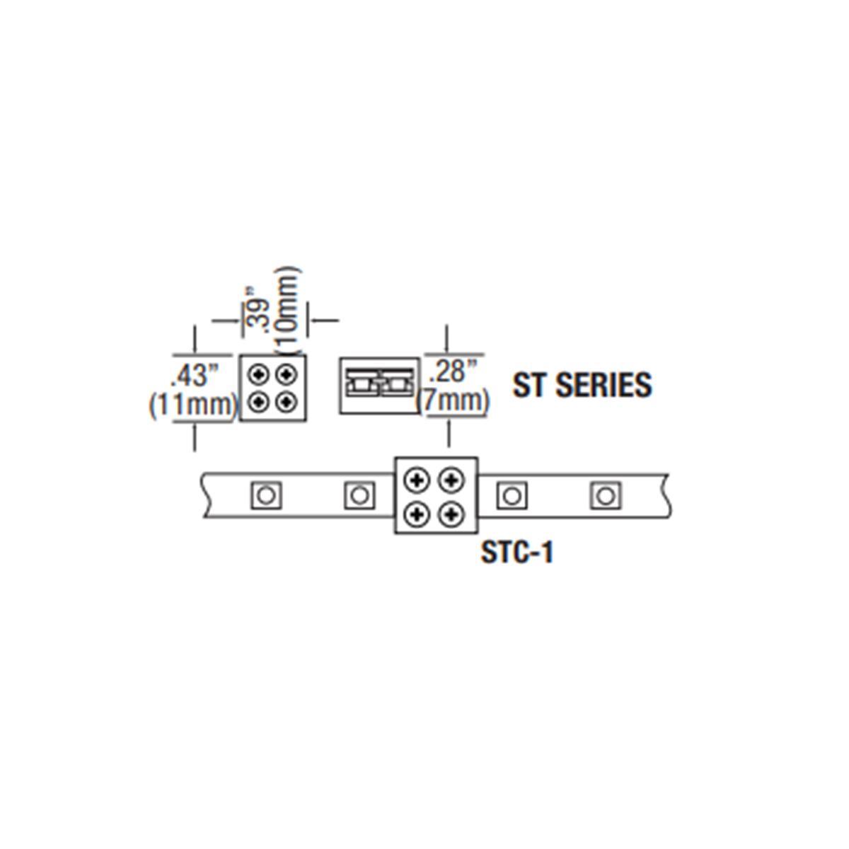 Sure-Tite Tape to Tape Connector for LTR-E Tape Light Series - Bees Lighting