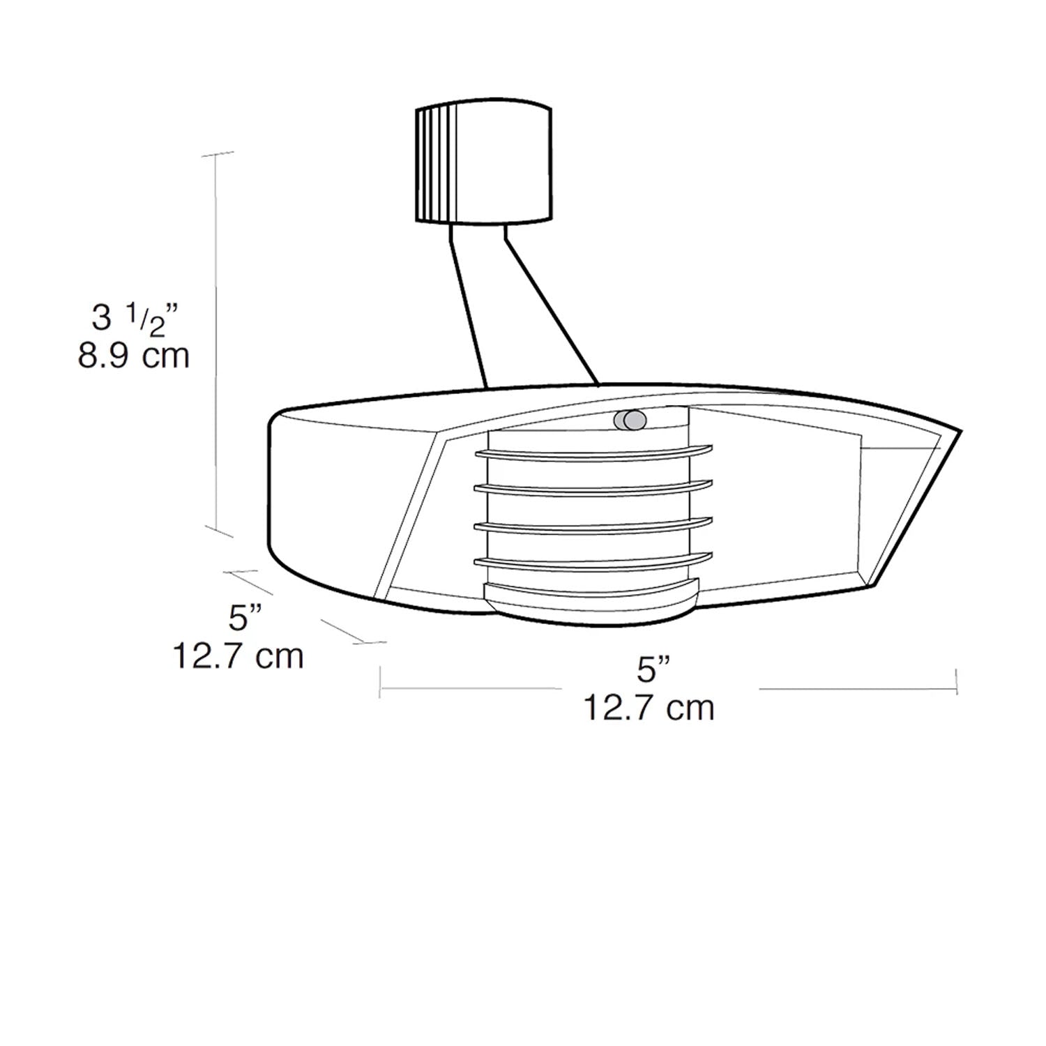 STEALTH PIR 110° Outdoor Occupancy Sensor, 96W, 12V AC/DC, Bronze - Bees Lighting