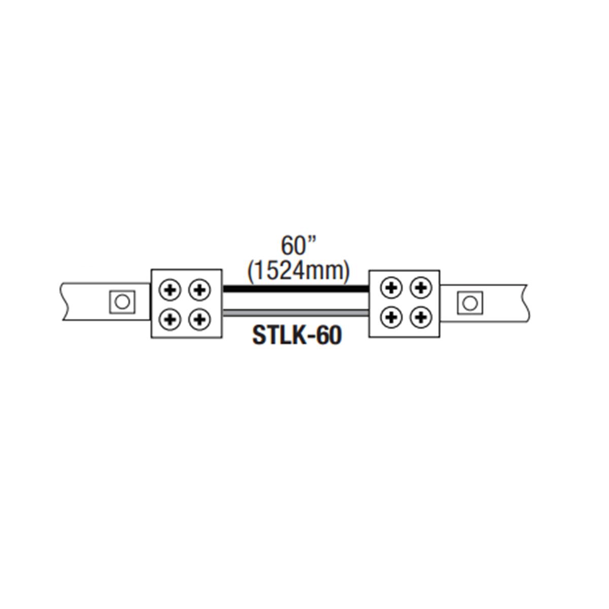 Sure-Tite 60in. Adjustable Tape to Tape Connector for LTR-E Tape Light Series - Bees Lighting