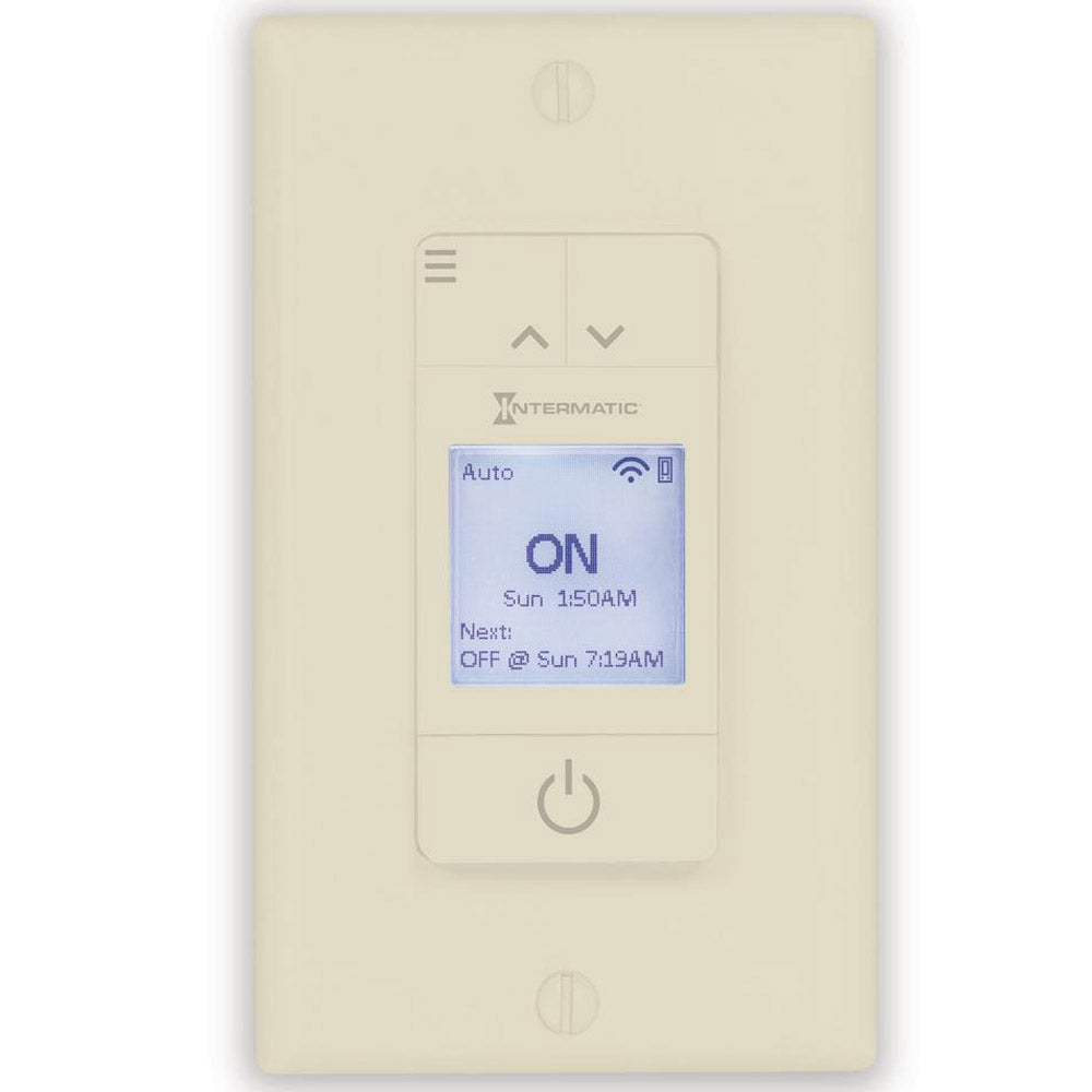 Ascend Smart Wi-Fi 15 Amp 7-Days LED Switch Timer, Light Almond - Bees Lighting
