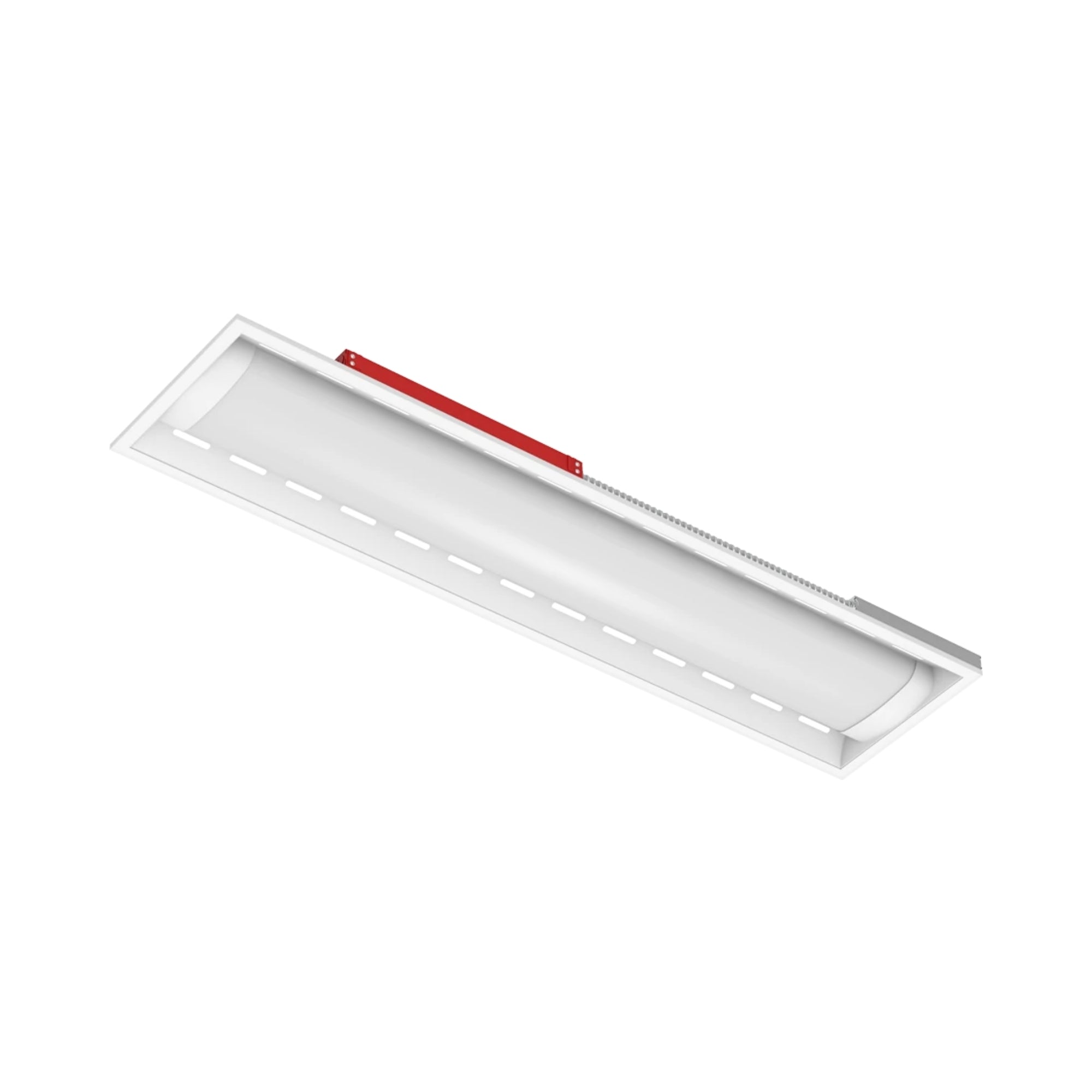RAB SWISHAIR1X4/E 1x4 Air Return LED Troffer 30W Selectable Selectable CCT 120-277V Battery Backup Recessed White
