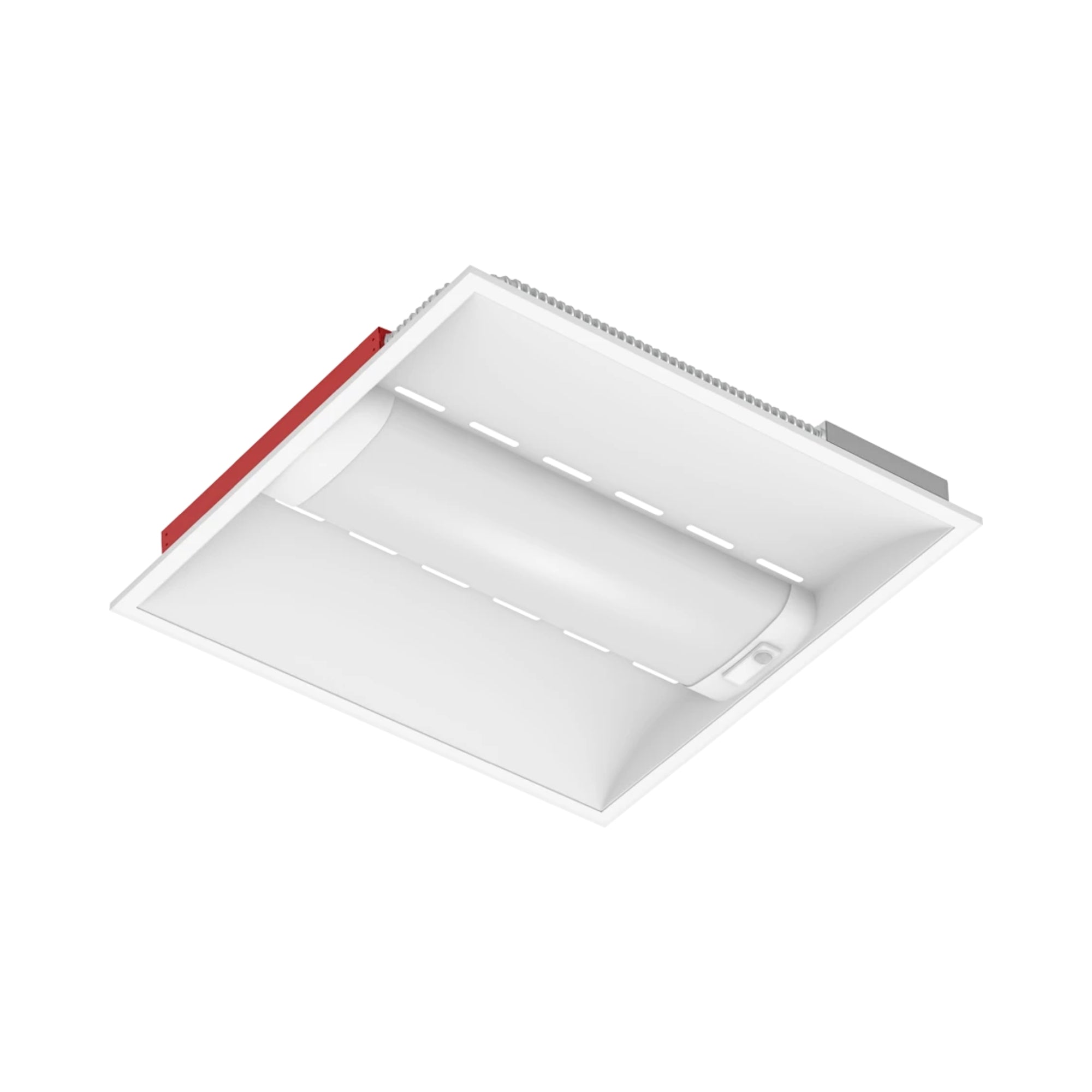 RAB SWISHAIR2X2 2x2 Air Return LED Troffer 30W Selectable CCT 120-277V PIR Sensor Battery Backup Recessed White
