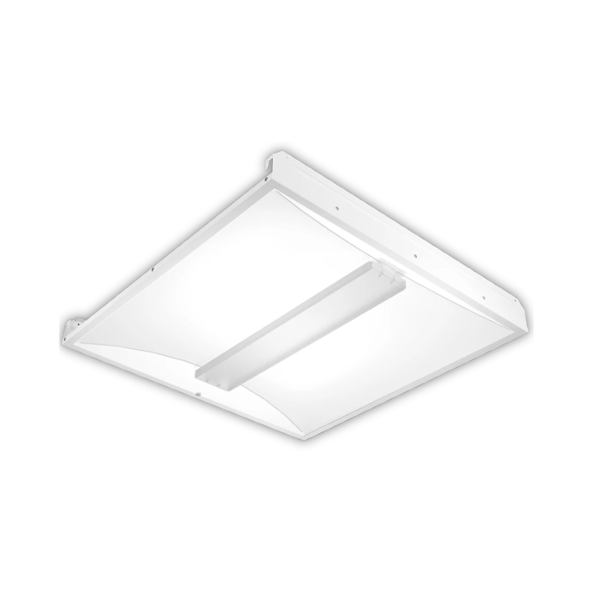 2x2 LED Troffer Light, 4500 Lumens, 39W, 3500K/4000K, 120/277V, Battery Backup