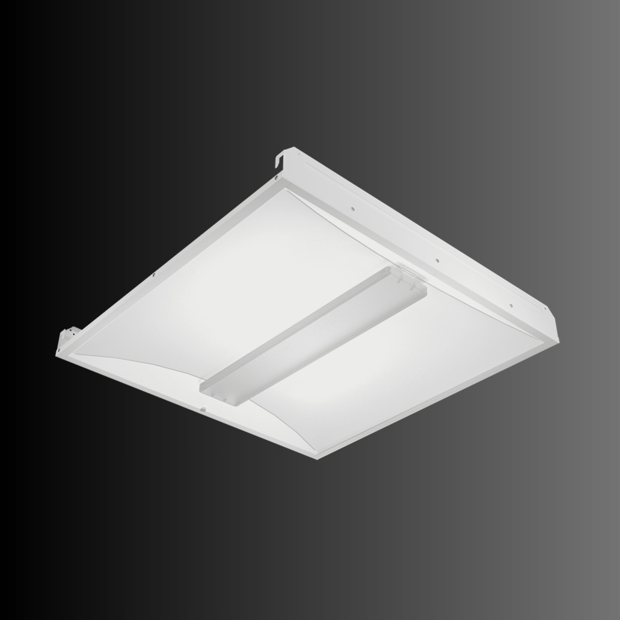 RAB SWISH Island 2x2 LED Troffer Light - Field Adjustable Center Basket