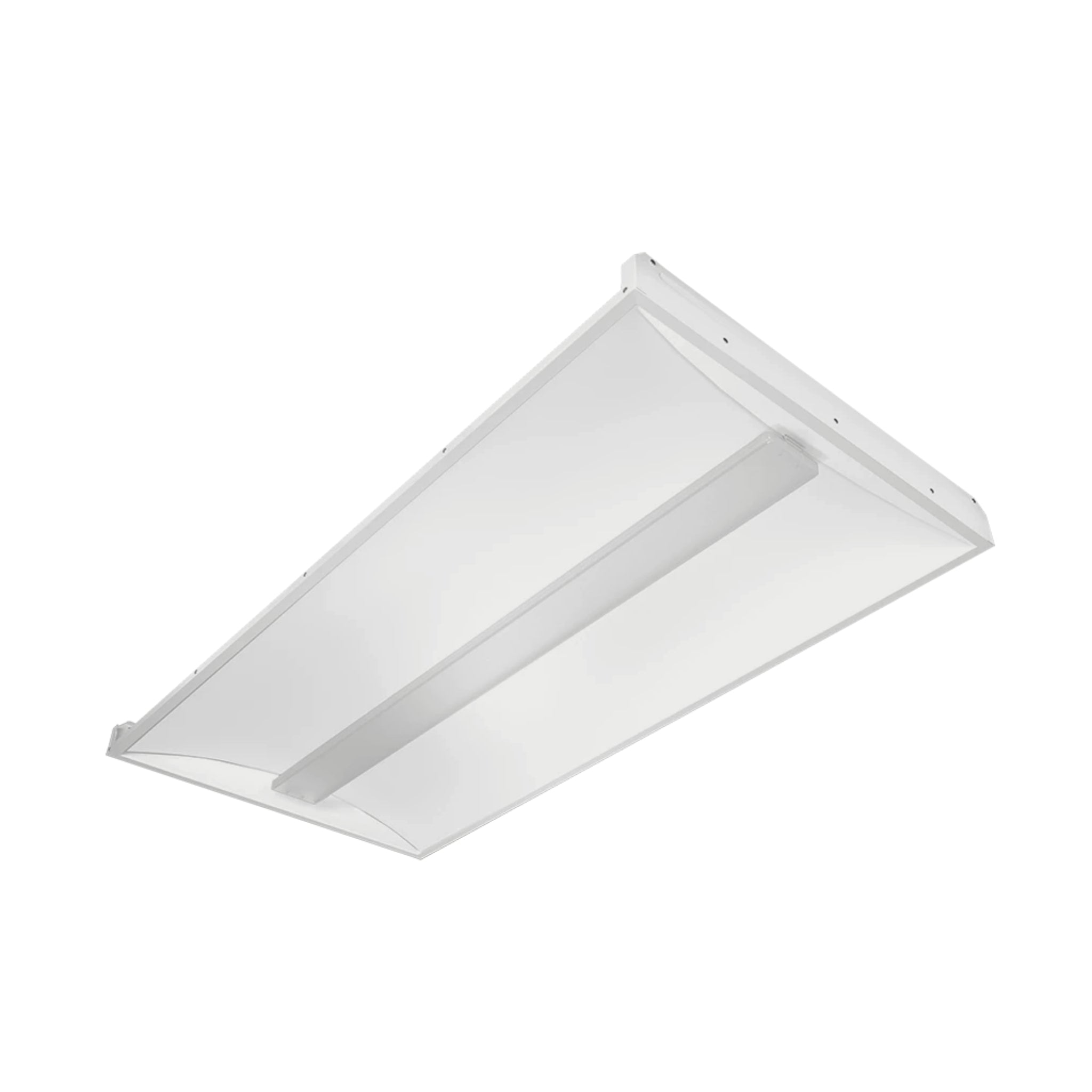 RAB SWISH Island 2x4 LED Troffer Light - Field Adjustable Center Basket