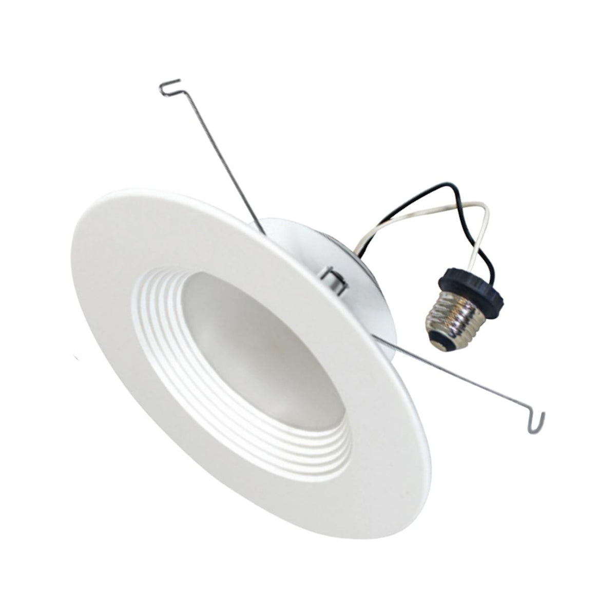 5/6" LED Retrofit Can Light, 900 Lm, 3000K, Baffle White Trim - Bees Lighting