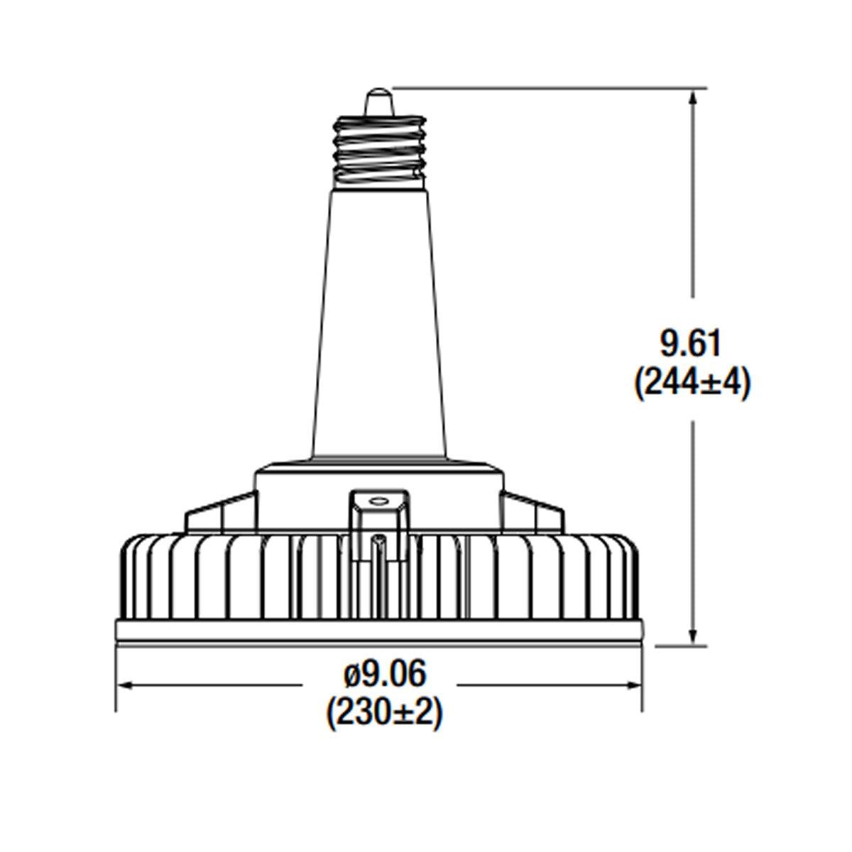 Retrofit LED High Bay Bulb, 140W, 19600 Lumens, 4000K, EX39 Mogul Extended Mogul Base, 120-277V