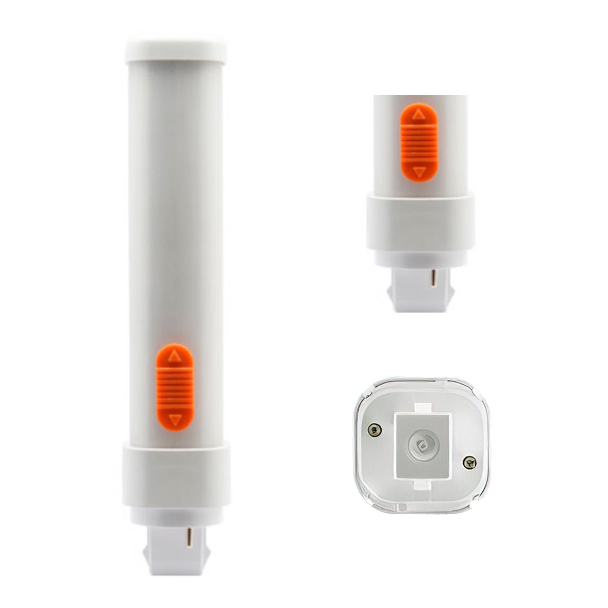 2 pin PL LED Bulb, 9W, 1050lm, Direct or Bypass, 30K|35K|40K, G24d Base - Bees Lighting