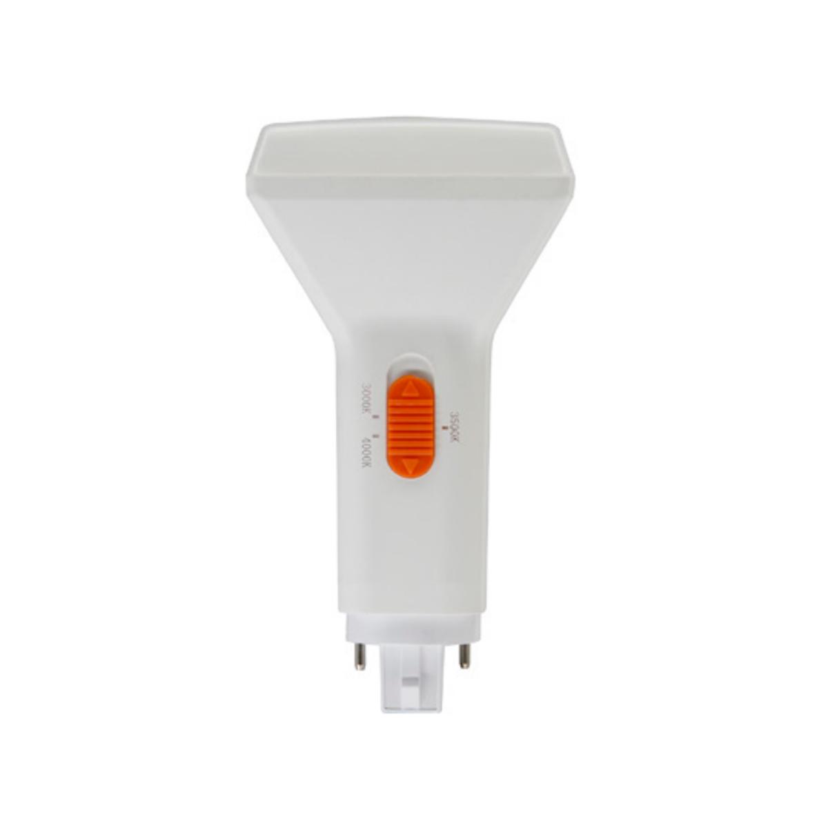 2 pin PL LED Bulb, 9W, 1150lm, Direct or Bypass, 30K|35K|40K, G24d Base - Bees Lighting