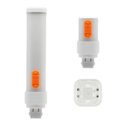 4 Pin PL LED Bulb, 10W, 1050lm, Electronic Ballast, 30K|35K|40K, G24q Base - Bees Lighting