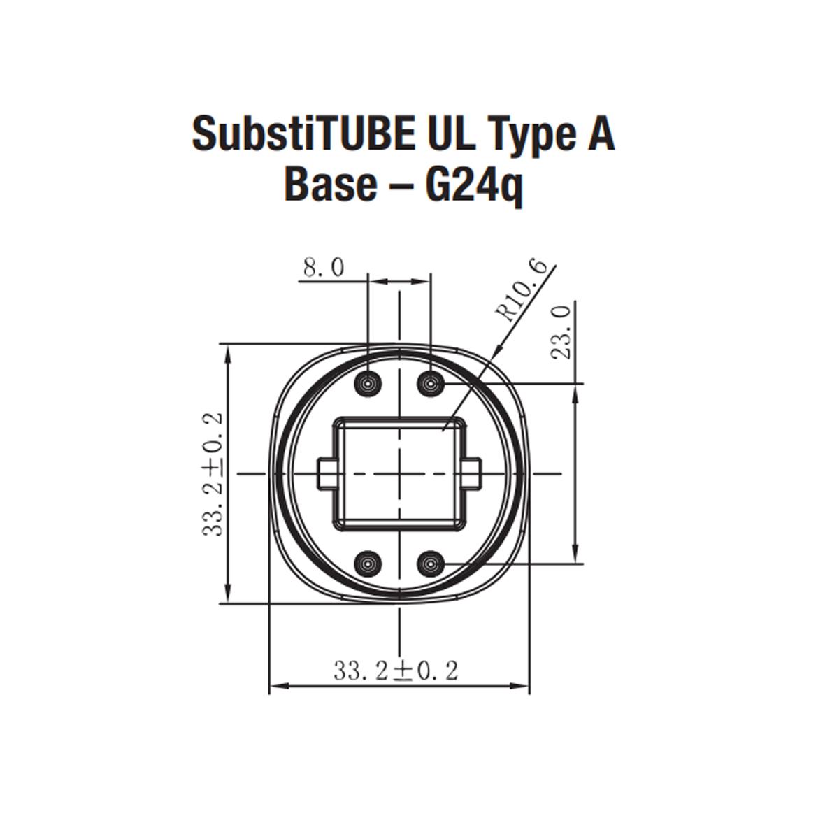 4 Pin PL LED Bulb, 10W, 1050lm, Electronic Ballast, 30K|35K|40K, G24q Base - Bees Lighting