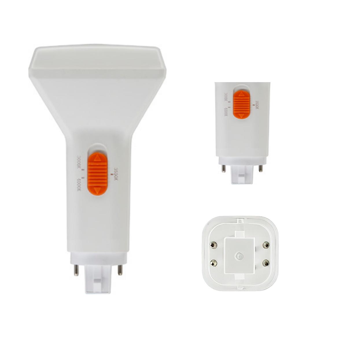4 Pin PL LED Bulb, 10W, 1150lm, Electronic Ballast, 30K|35K|40K, G24q Base - Bees Lighting