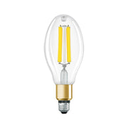 ED23 HID Retrofit LED Bulb, 6000lm, 5000K, 150W MH Equal, E26 Medium, Clear, 120-277V - Bees Lighting