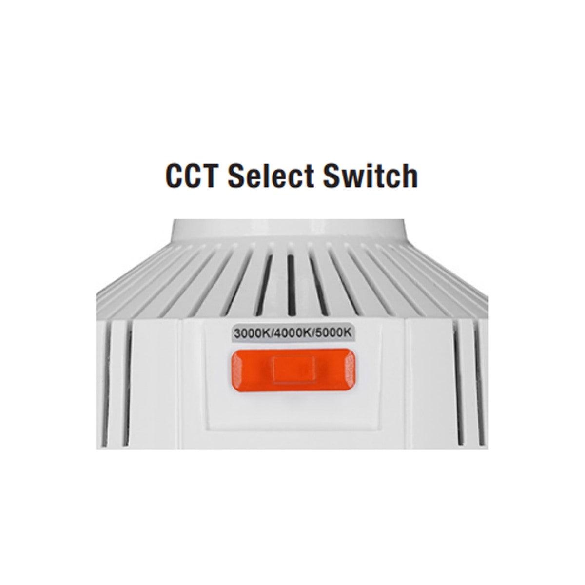 Retrofit LED Corn Bulb, 120W, 18000 Lumens, Selectable CCT, 30K/40K/50K, EX39 Mogul Extended Base, 120-277V