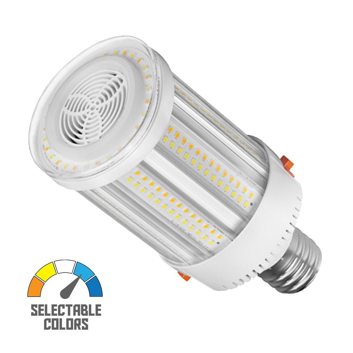Retrofit LED Corn Bulb, 200W, 31000 Lumens, Selectable CCT, 30K/40K/50K, EX39 Mogul Extended Base, 120-277V - Bees Lighting
