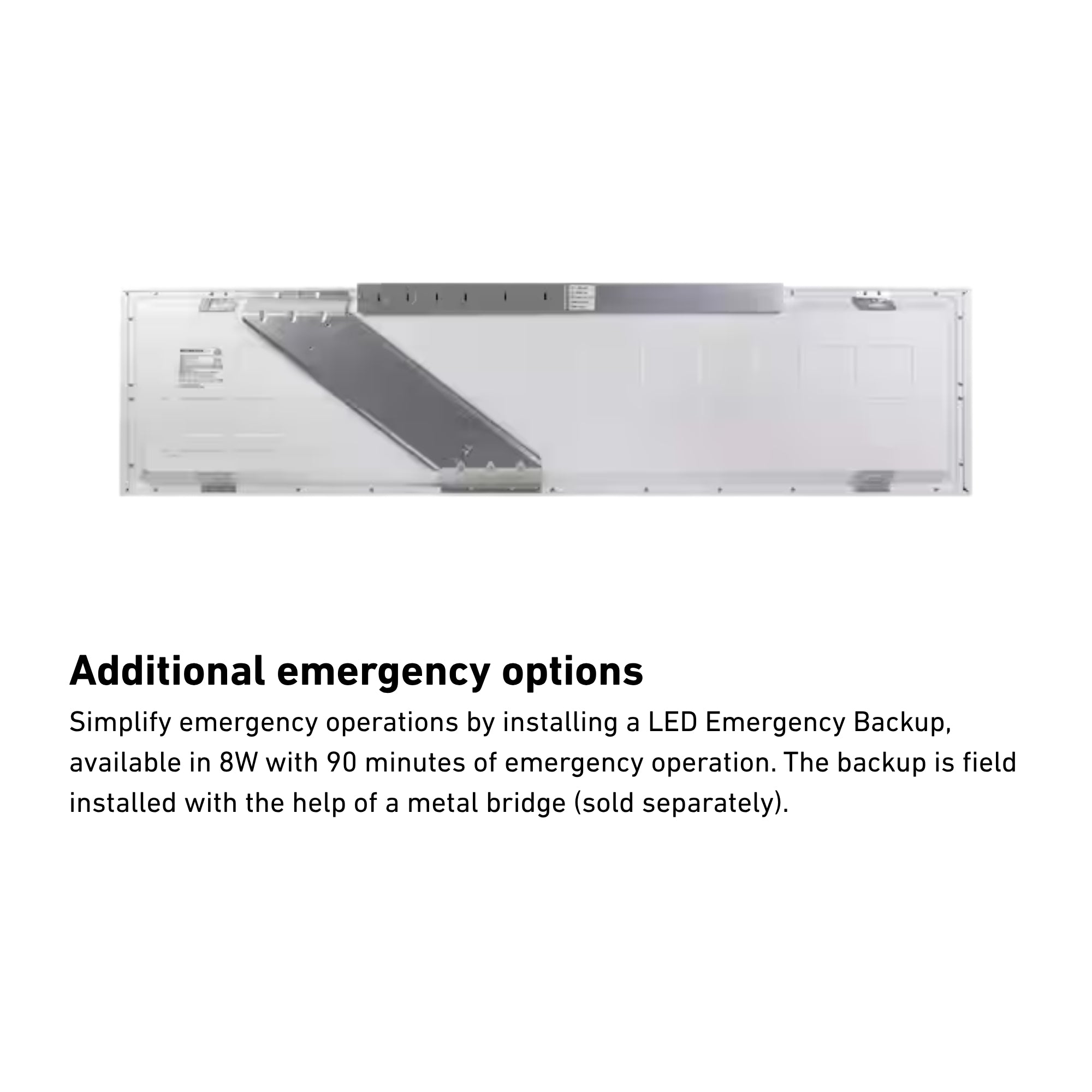 1x4 LED Panel Light, 3300 Lumens, 30W, 35K/40K/50K, 120-277V