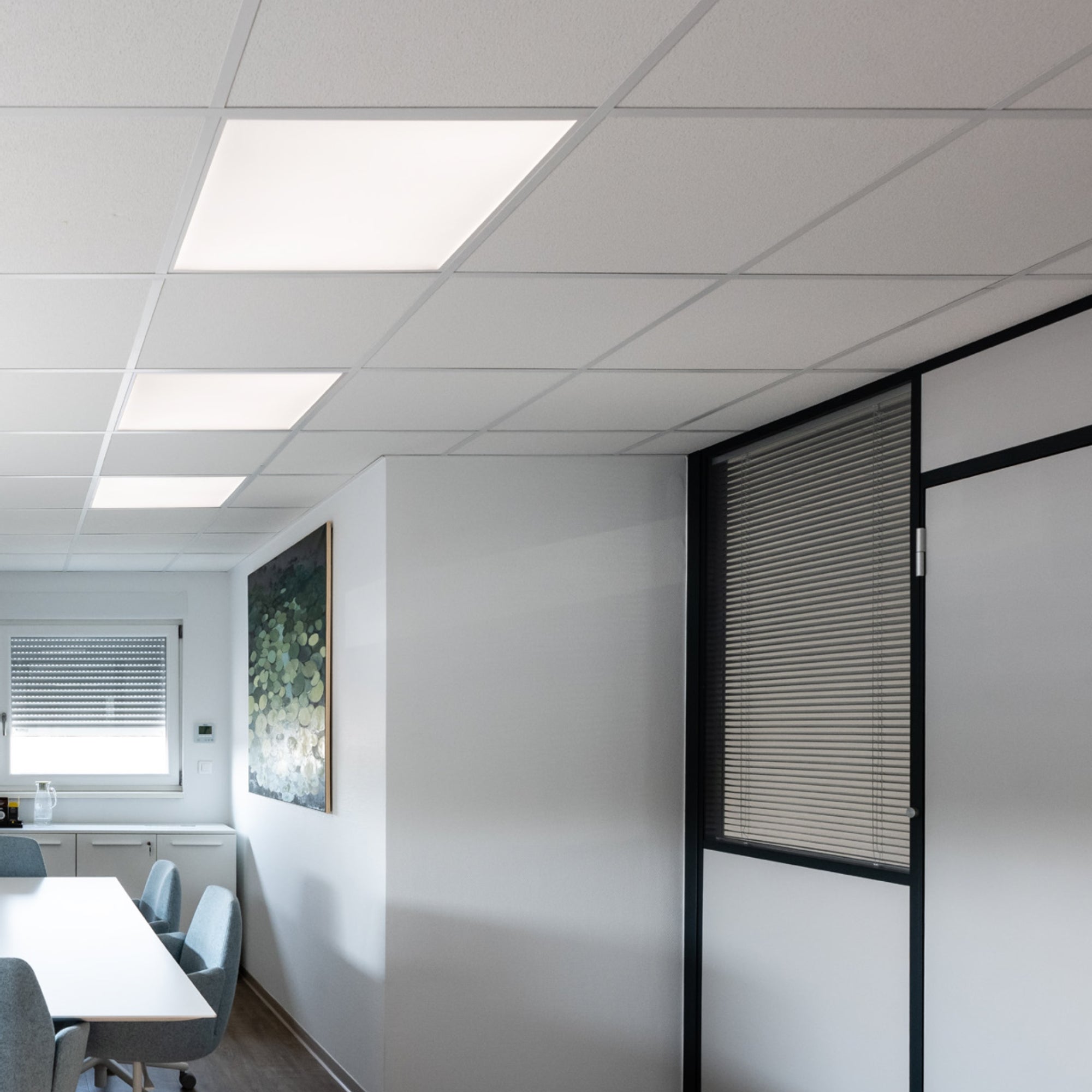 1x4 LED Panel Light, 3300 Lumens, 30W, 35K/40K/50K, 120-277V