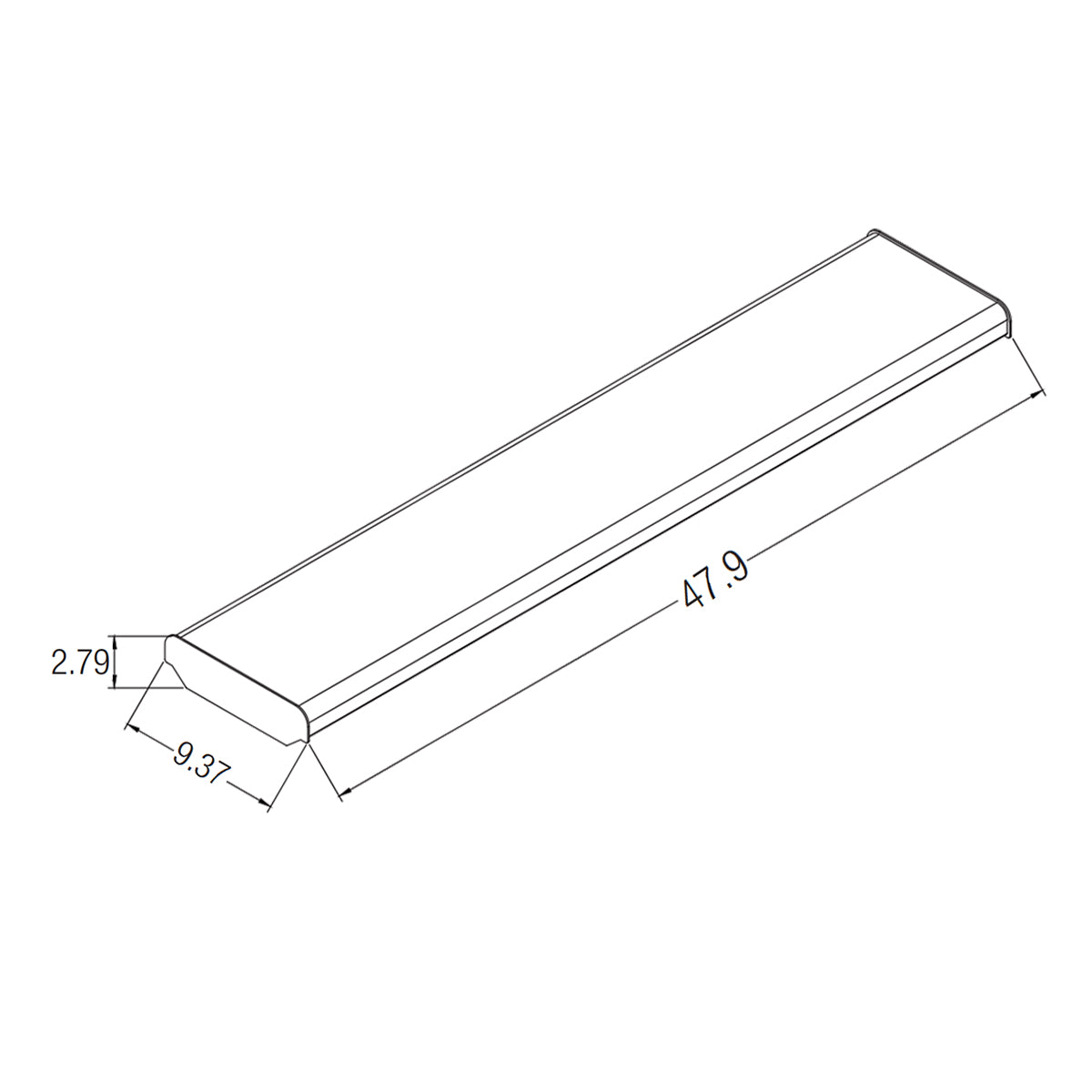 4ft LED Wraparound Light, 22/44 Watts, 5700 Lumens, 35K/40K/50K, 120-277V - Bees Lighting