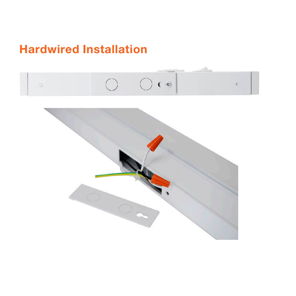 18 Inch Under Cabinet LED Light with Tilting Lens, 1000 Lumens, Selectable CCT, 120V - Bees Lighting