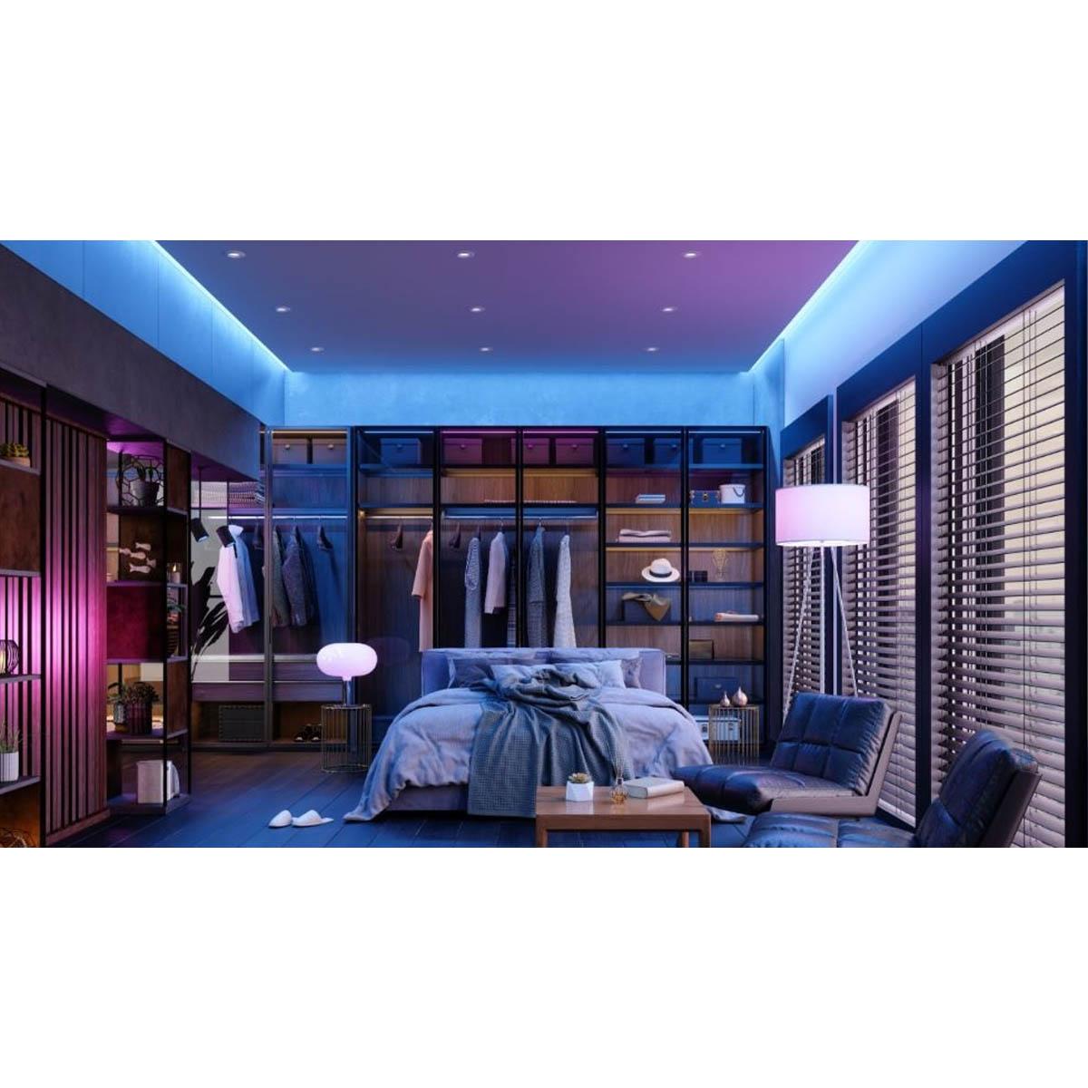 18 Inch Under Cabinet LED Light with Tilting Lens, 1000 Lumens, Selectable CCT, 120V - Bees Lighting