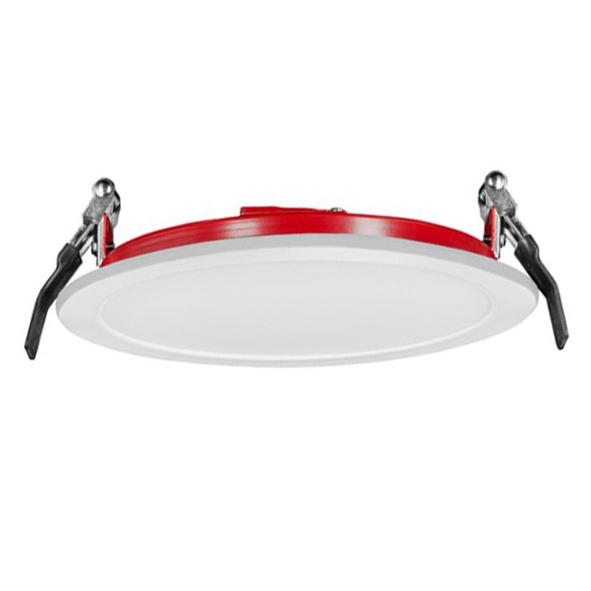 8 inch Flame Resistant Slim Microdisk LED Canless Recessed Light, 19 Watt, 1600 Lumens, Selectable CCT, 2700K to 5000K, 120V