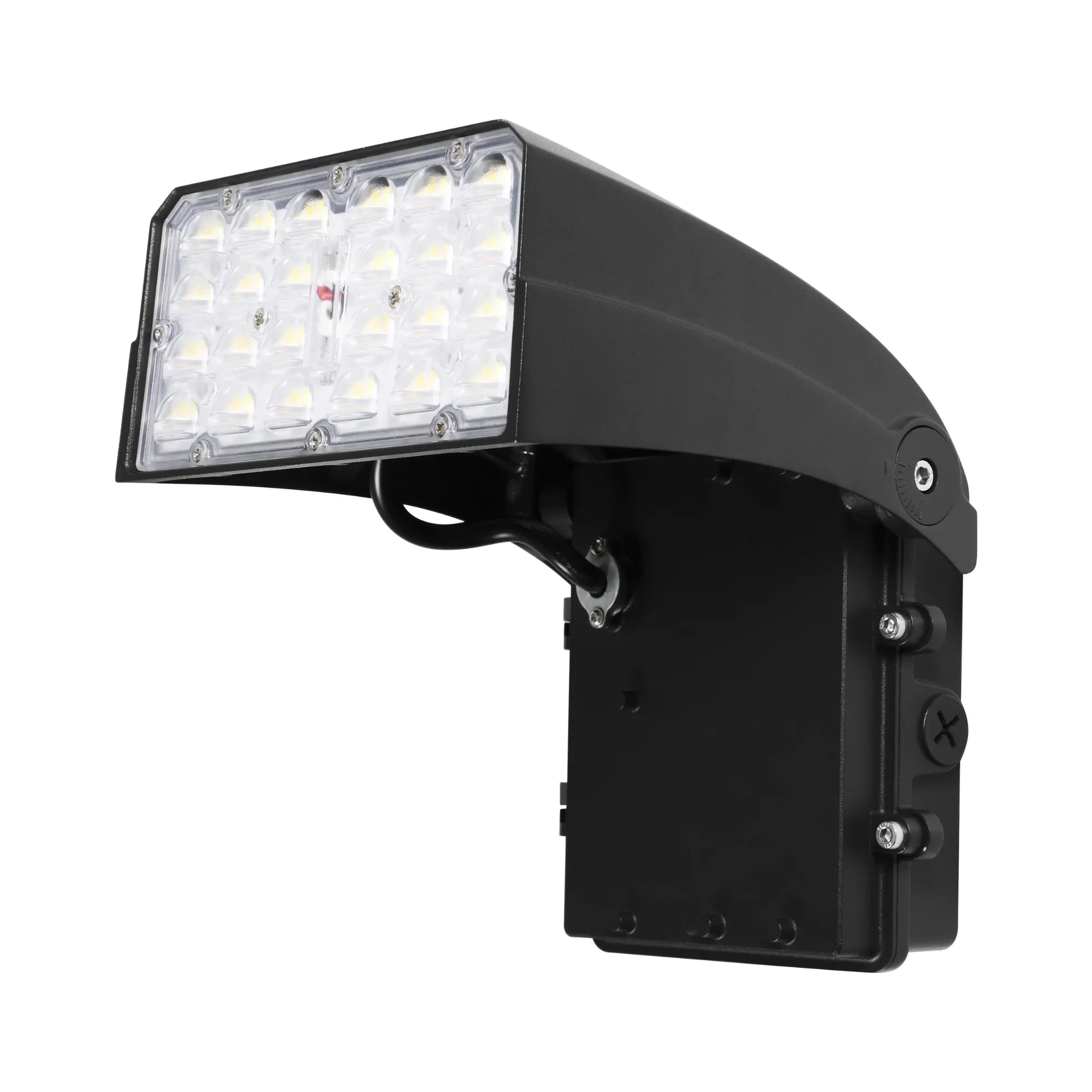 LEDVANCE SYLVANIA 63839 Slim LED Wall Pack 4200 Lumens 10/20/30W Selectable 30K/40K/50K 120-347V Photocell Black