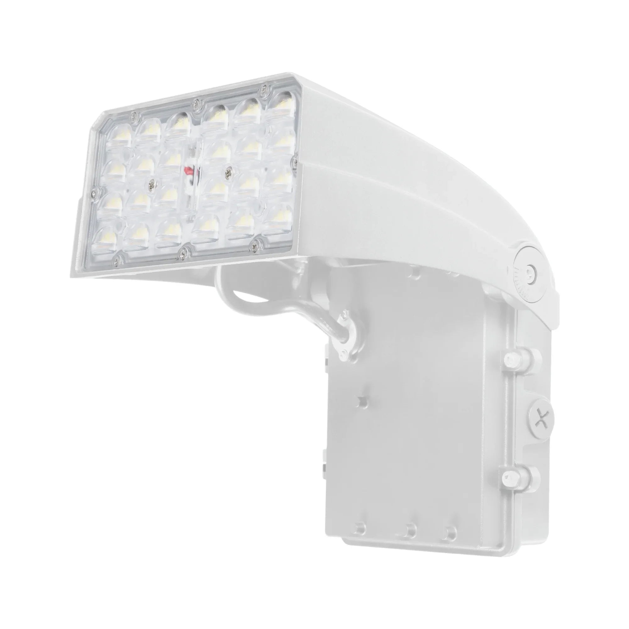 LEDVANCE SYLVANIA 63840 Slim LED Wall Pack 4200 Lumens 10/20/30W Selectable 30K/40K/50K 120-347V Photocell White