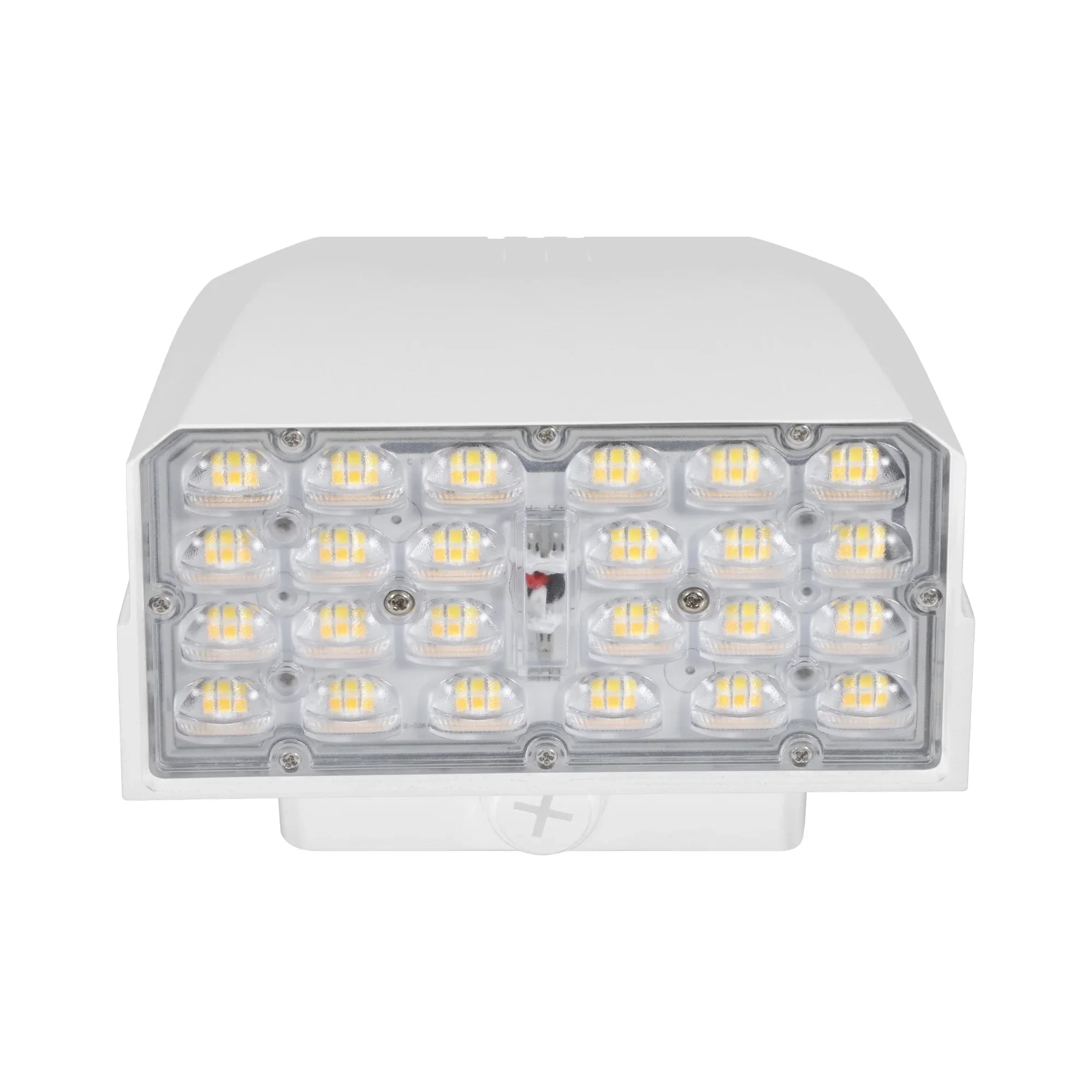 LEDVANCE SYLVANIA 63840 Slim LED Wall Pack 4200 Lumens 10/20/30W Selectable 30K/40K/50K 120-347V Photocell White